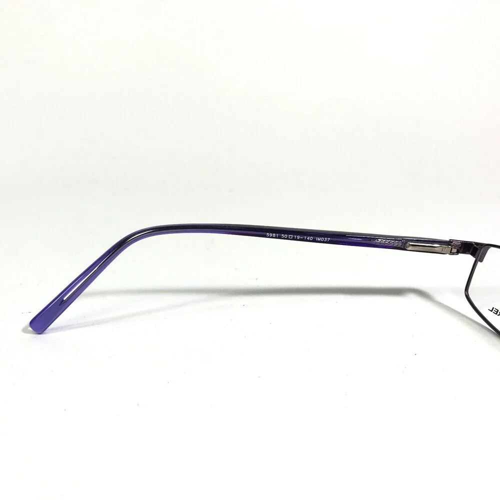 Morel IM037 5981 Eyeglasses Frames Purple Rectangular Full Rim 50-19-140